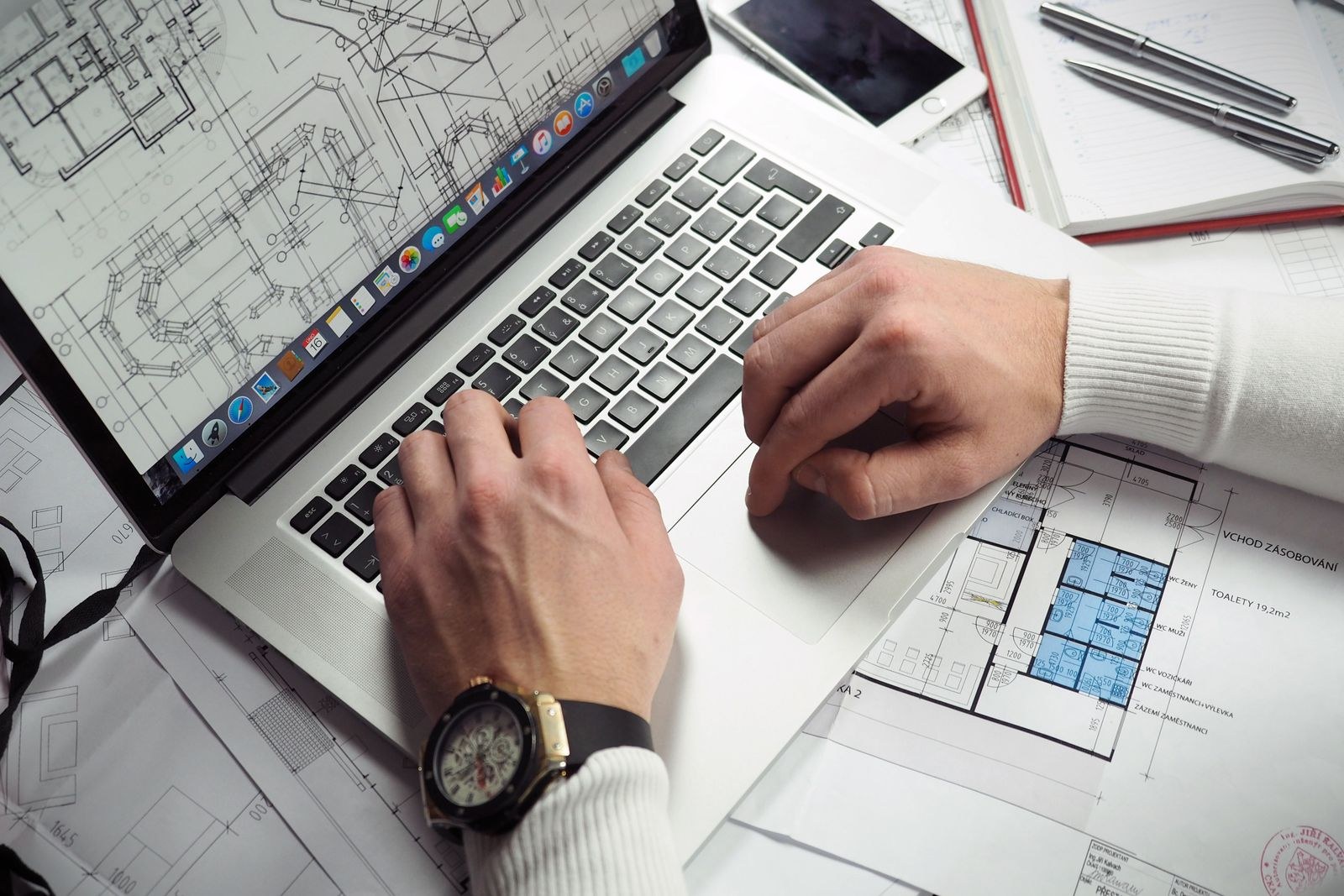 Editor at a workstation reviewing a timeline